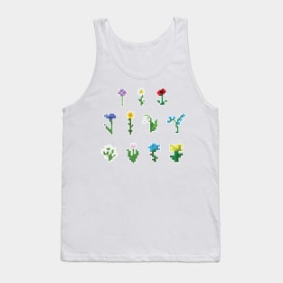 Minecraft - Flowers Tank Top